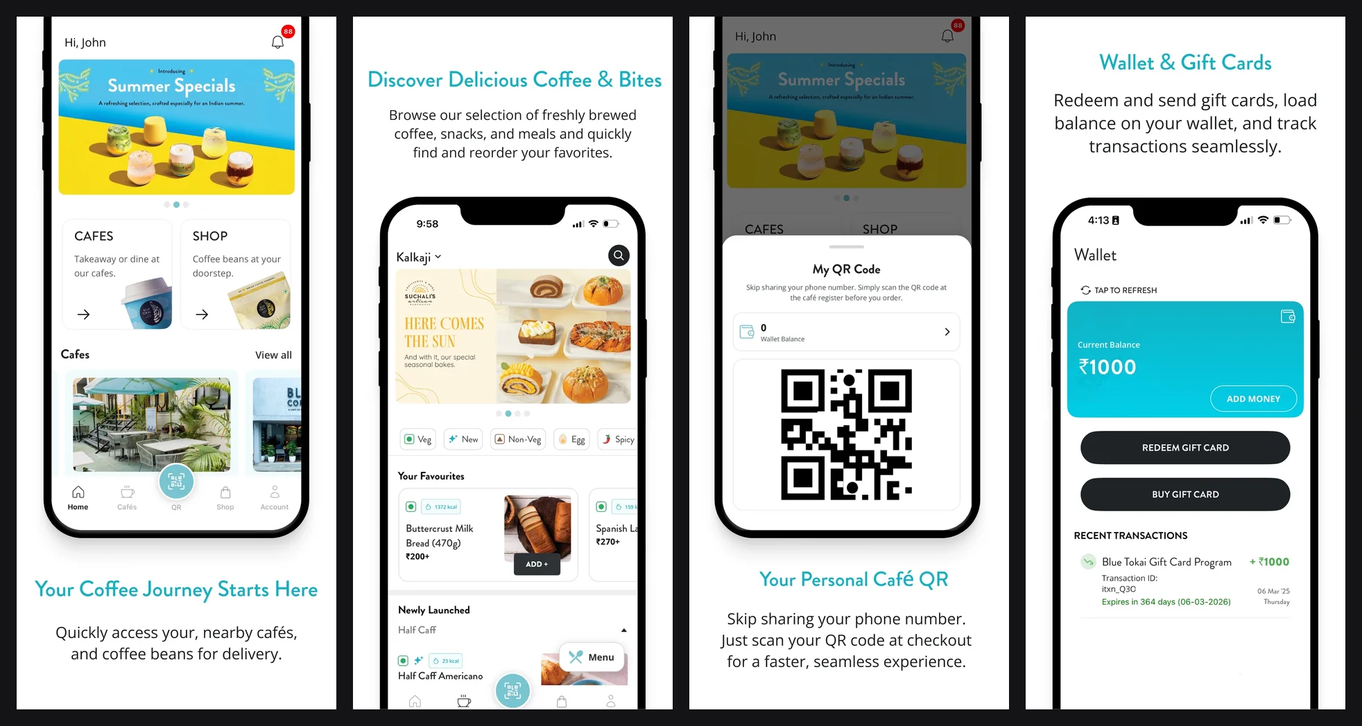 Blue Tokai Coffee website screenshot