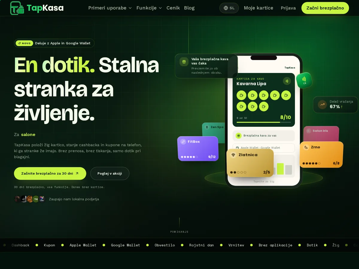 TapKasa website screenshot